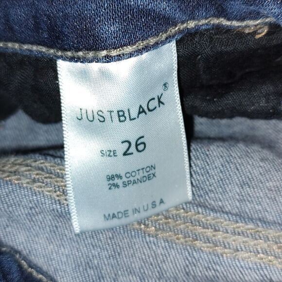 Just Black JB The Ultimate Dark Wash Skinny Women's Jeans Size 26 - Picture 8 of 8